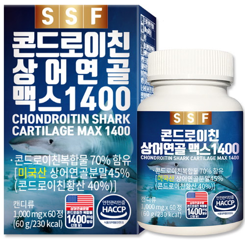 콘드로이친 상어연골 맥스 1400 60정