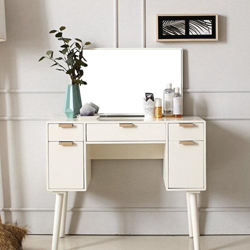 밀키웨이 라이사IV 원목도장 화장대 900