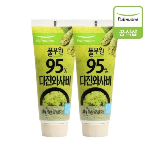 풀무원 95% 다진 와사비 80g (2개)