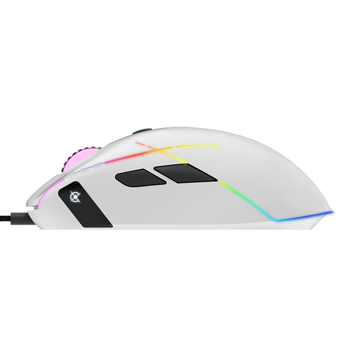 COX CM500 3360 RGB 게이밍 마우스 (화이트)_이미지