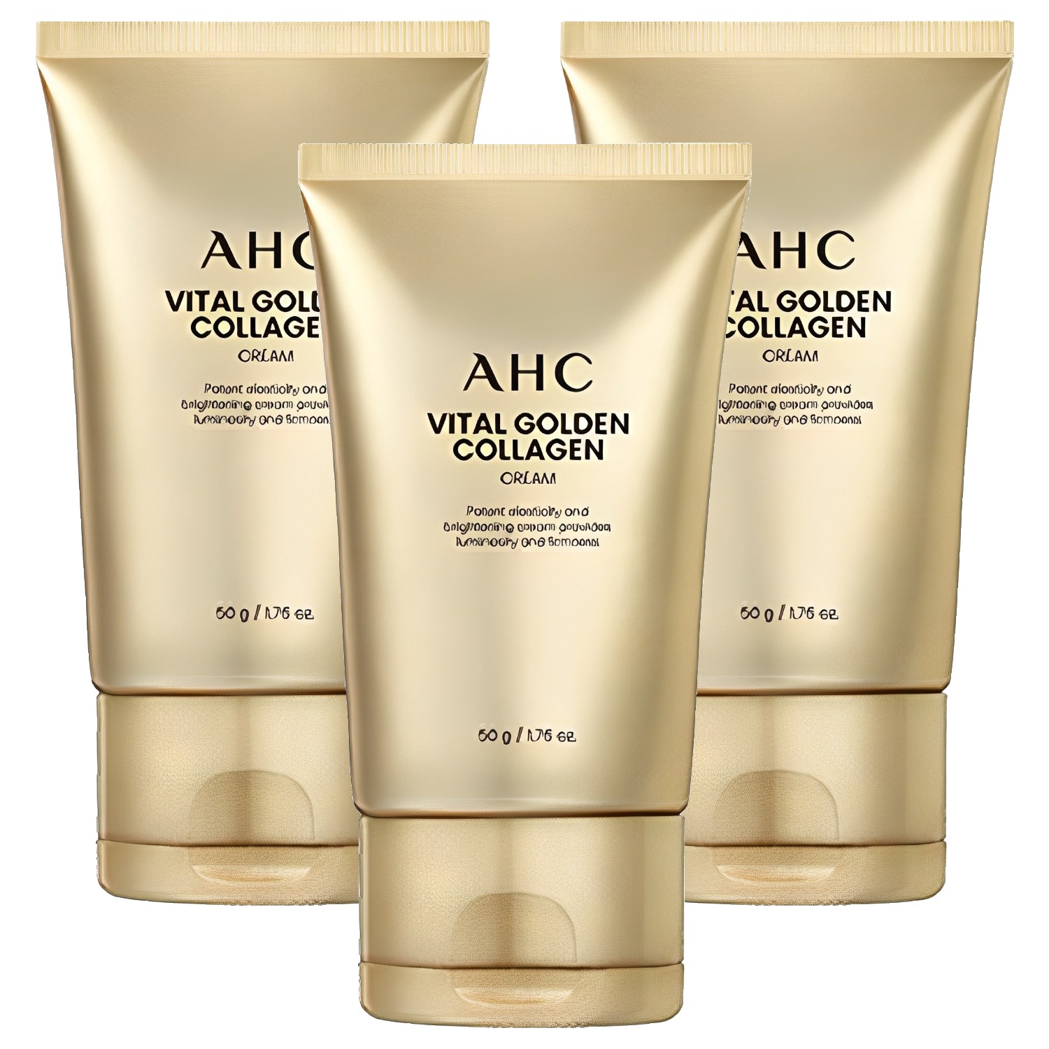 카버코리아 AHC 바이탈 골든 콜라겐 크림 50ml (튜브형) (3개)
