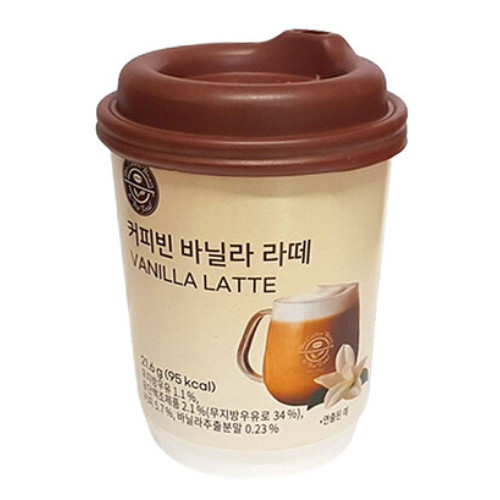 커피빈 바닐라 라떼 무지방우유 21.6g (16개)_이미지