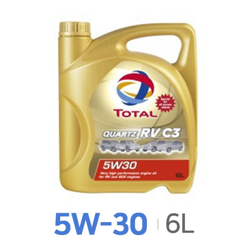 토탈 쿼츠 RV C3 5W30 6L (1개)_이미지