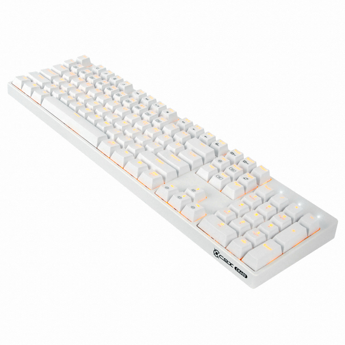 COX CK600 교체축 LED 게이밍 (화이트, 청축)_이미지