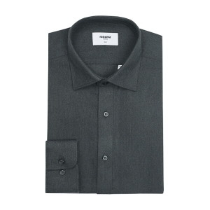 레노마 셔츠 남성 셔츠 기모 트윌 솔리드 슬림핏 긴팔셔츠 ROWSL0-003G