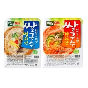 백제 멸치쌀국수맛10개 + 김치맛쌀국수10개_이미지