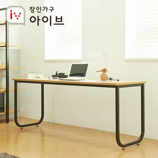 장인가구 유니코 모노 스틸 일반형 책상 (1500x600)