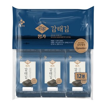 CJ제일제당 명가 감태<b>김</b> <b>도시락</b><b>김</b> 48g