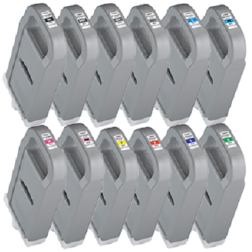Canon 정품 PFI-8706 (BK, MBK, PC, C, B, PM, M, R, Y, G, PGY, GY) 12색 세트