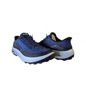 123040 남성용 Urban Explore Cozy FIT 핏 핸즈프리 슬립온, 네이비/블랙, 9.5 X-와이드