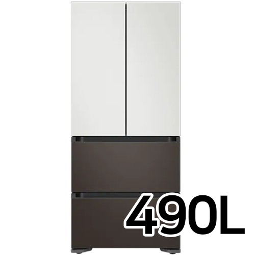 삼성전자 비스포크 김치플러스 코타 RQ48A94Y1 (화이트+차콜)_이미지
