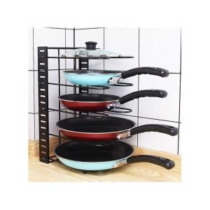 로에드 후라이팬 거치대 냄비 정리대 주방 걸이 수납 보관 선반 받침대_이미지