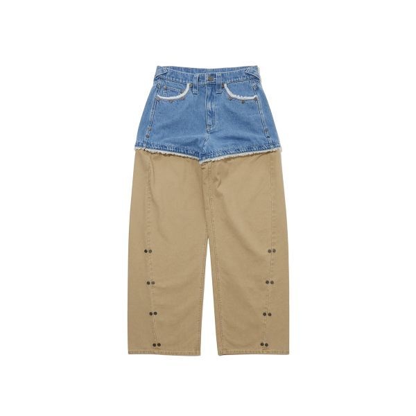 트루릴리젼 WESTERN CROSS PANTS_INDIGO TRA3PTW504IID 3046900_이미지