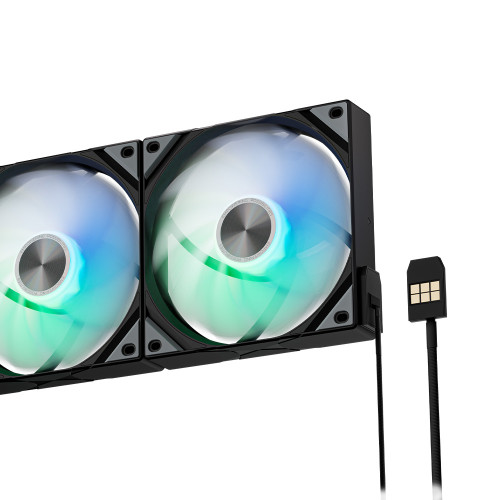 TRYX ROTA SL ARGB 리버스 120 (3팩, 블랙)_이미지