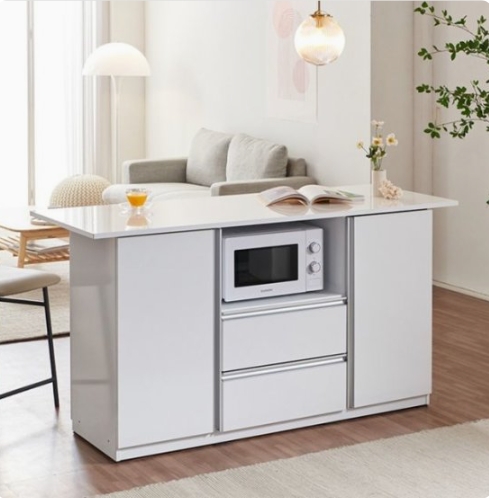 나무뜰 베이크 렌지대 아일랜드 식탁 1600B (의자별도)_이미지