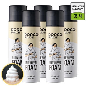 도루코 페이스 마일드 휘핑 폼 250ml (5개)_이미지