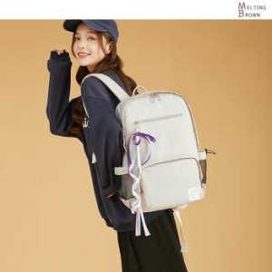 멜팅브라운 대학생 가방 캐주얼 학생 백팩 F61 S9075525_이미지