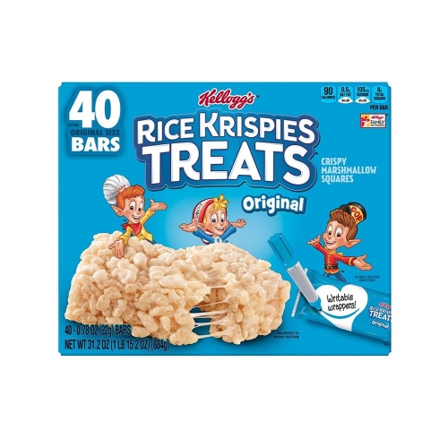 켈로그 Kellogg's Rice Krispies Treats 켈로그 라이스 크리스피 트리트바 오리지널 22g 40입