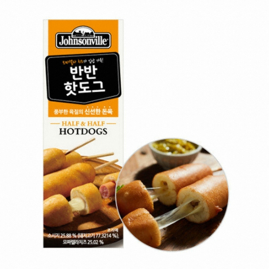 쟌슨빌 반반 핫도그 80g (15개)