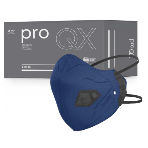 프로 큐엑스 Pro QX 특급 중형 다크블루 10개입