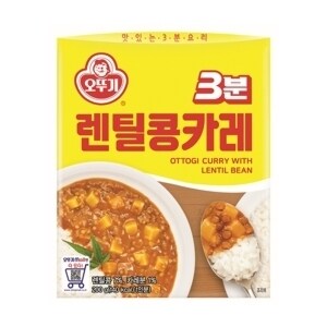 오뚜기 3분 렌틸콩 <b>카레</b> 200g