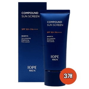 아모레퍼시픽 아이오페 맨 컴파운드 선 스크린 50ml (3개)