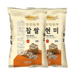 찹쌀 10kg + 현미찹쌀 10kg