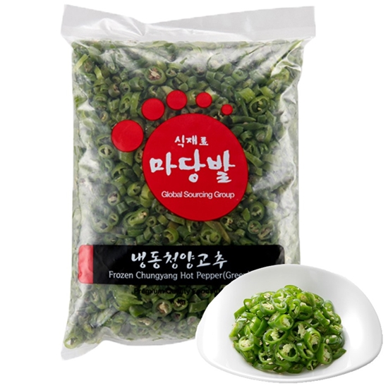 마당발 냉동 청양고추 1kg