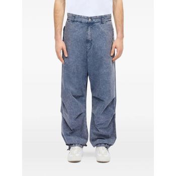 MSGM 애시드 워싱 와이드 진 4040MP233T267085 153085630