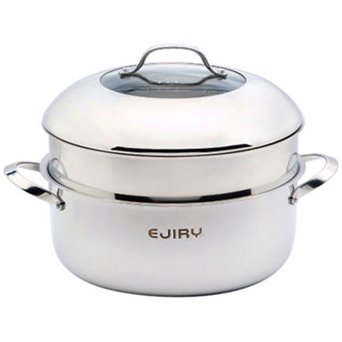 에지리 통3중 스텐 곰솥 + 찜기 (28cm)_이미지
