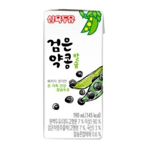 삼육식품 검은약콩 칼슘 두유 190ml (96개)