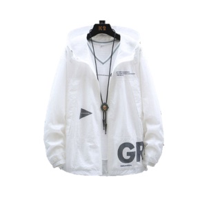 위즈아이 남성 경량 후드 바람막이 점퍼 윈드브레이커_WI126J