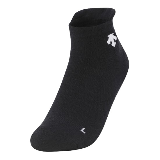 데상트골프 단목 양말 DR12WFSO16-BLKG_이미지