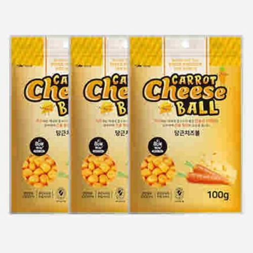 바우와우 당근 치즈볼 100g (3개)_이미지