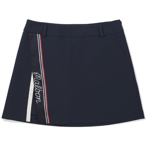  말본골프 A라인 사이드 슬릿 스커트 M5322PHP11NVY