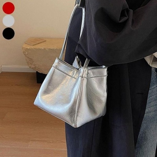 라일리 Rly 여자 토트백 복주머니 유광 손가방 버킷백 미니 45047152_이미지