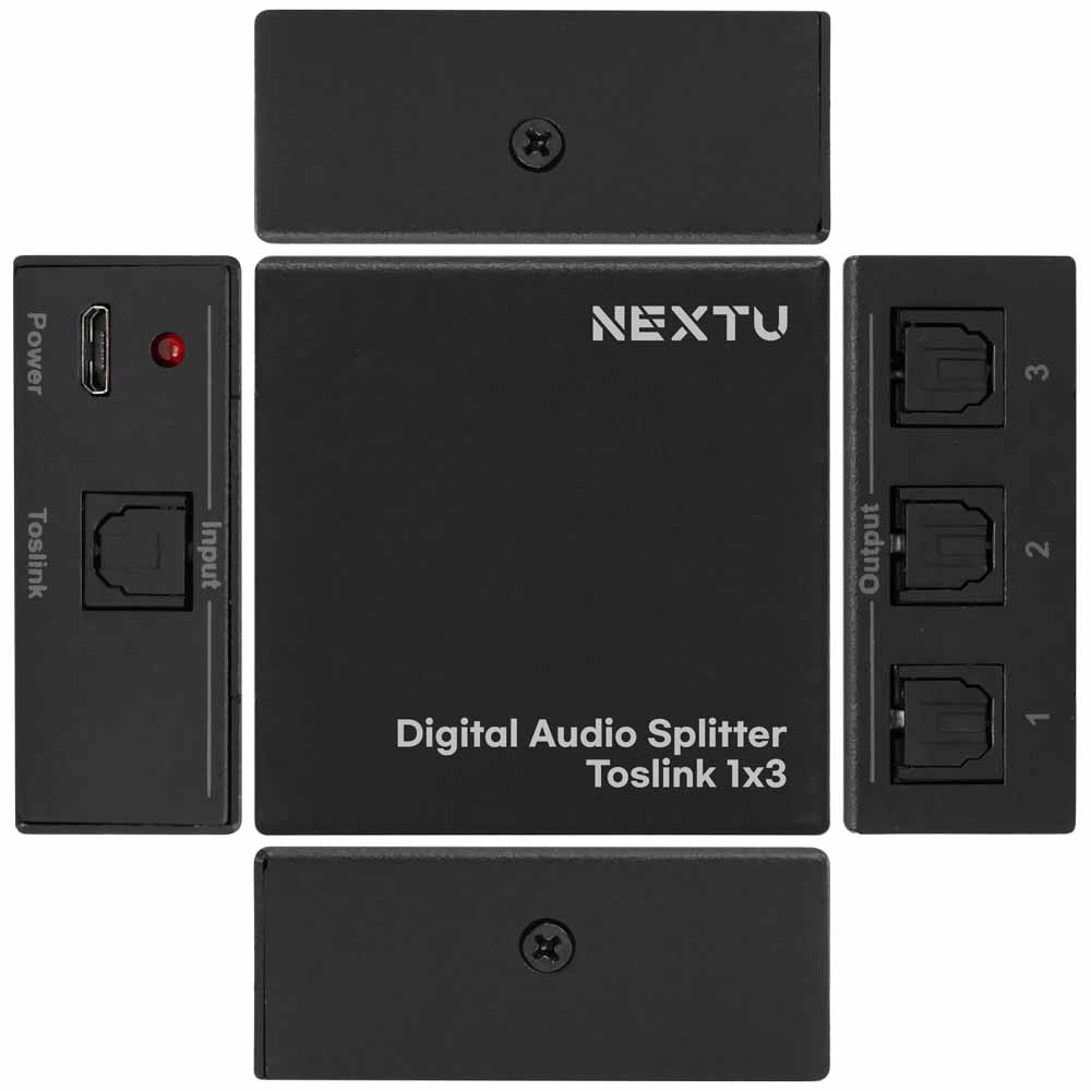 이지넷유비쿼터스 NEXTU AV2438OPT-SP 광 오디오 1:3 분배기_이미지