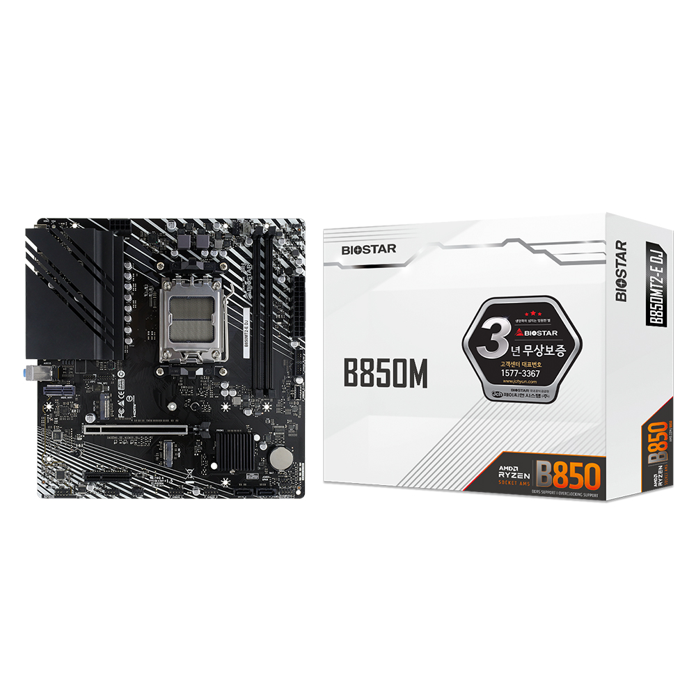 BIOSTAR B850MT2-E DJ 제이씨현