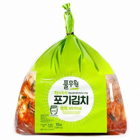 풀무원 톡톡 전라도식 포기김치 10kg (1개)