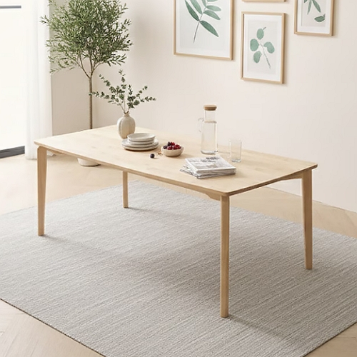 트리플 엠유 원목 낮은 식탁 1850 (의자별도)_이미지