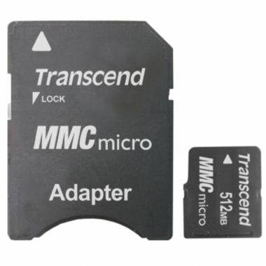 트랜센드 MMC micro (512MB, D&M)_이미지