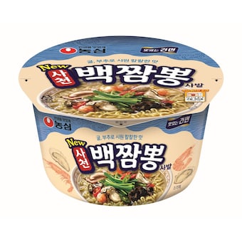 농심 사천 백짬뽕 큰사발 75g