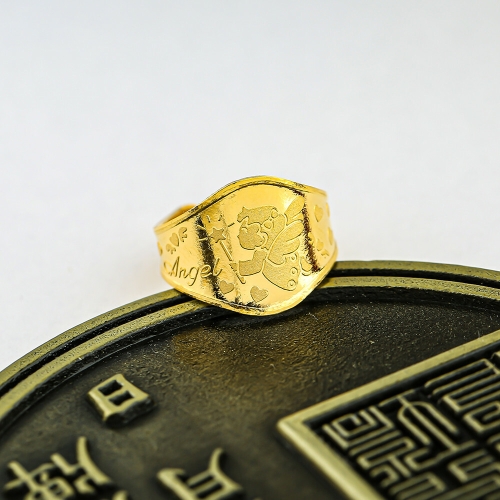 한국귀금속보석거래소 순금 돌반지 아기천사 1.875g (1개)