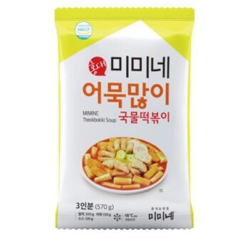 예스미미 미미네 어묵많이 국물<b>떡볶이</b> 570g