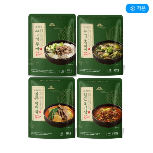 더 블랙 국탕 4종세트