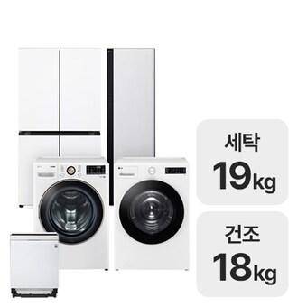LG전자 트롬 F19WDLP + RG18WNW + 스타일러 SC5MSR42 + T873MHH111 + <b>DUB22WA</b>