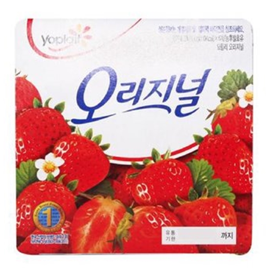 빙그레 요플레 오리지널 딸기 85g (8개)