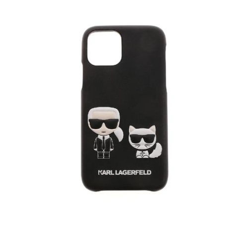 콘티 칼 라거펠트 Karl and Choupette iPhone 11Pro cover in blac CG200020BLACK