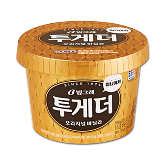 빙그레 투게더 바닐라 미니어처 300ml (3개)_이미지
