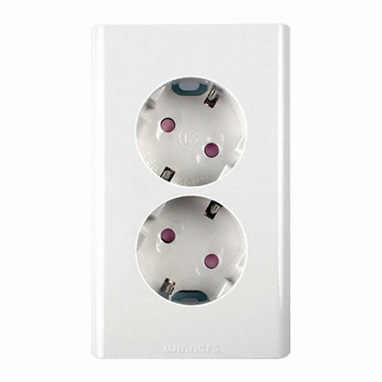 위너스 위너 매립 2구 콘센트 (1개)